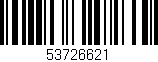 Código de barras (EAN, GTIN, SKU, ISBN): '53726621'