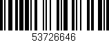Código de barras (EAN, GTIN, SKU, ISBN): '53726646'