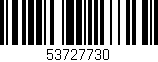 Código de barras (EAN, GTIN, SKU, ISBN): '53727730'