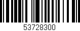 Código de barras (EAN, GTIN, SKU, ISBN): '53728300'
