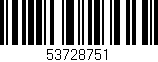 Código de barras (EAN, GTIN, SKU, ISBN): '53728751'