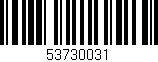 Código de barras (EAN, GTIN, SKU, ISBN): '53730031'