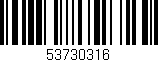 Código de barras (EAN, GTIN, SKU, ISBN): '53730316'