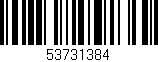 Código de barras (EAN, GTIN, SKU, ISBN): '53731384'