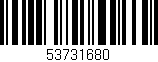 Código de barras (EAN, GTIN, SKU, ISBN): '53731680'