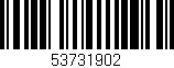 Código de barras (EAN, GTIN, SKU, ISBN): '53731902'