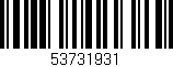 Código de barras (EAN, GTIN, SKU, ISBN): '53731931'