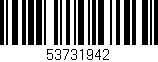 Código de barras (EAN, GTIN, SKU, ISBN): '53731942'
