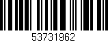 Código de barras (EAN, GTIN, SKU, ISBN): '53731962'