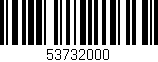 Código de barras (EAN, GTIN, SKU, ISBN): '53732000'