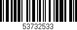 Código de barras (EAN, GTIN, SKU, ISBN): '53732533'