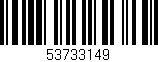 Código de barras (EAN, GTIN, SKU, ISBN): '53733149'