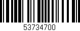 Código de barras (EAN, GTIN, SKU, ISBN): '53734700'