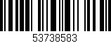 Código de barras (EAN, GTIN, SKU, ISBN): '53738583'