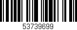 Código de barras (EAN, GTIN, SKU, ISBN): '53739699'