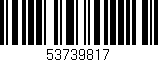 Código de barras (EAN, GTIN, SKU, ISBN): '53739817'