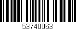 Código de barras (EAN, GTIN, SKU, ISBN): '53740063'