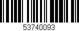 Código de barras (EAN, GTIN, SKU, ISBN): '53740093'