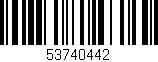 Código de barras (EAN, GTIN, SKU, ISBN): '53740442'