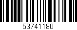Código de barras (EAN, GTIN, SKU, ISBN): '53741180'