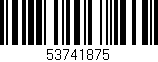 Código de barras (EAN, GTIN, SKU, ISBN): '53741875'