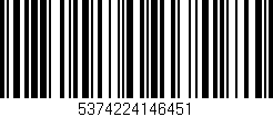 Código de barras (EAN, GTIN, SKU, ISBN): '5374224146451'