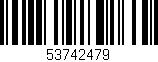 Código de barras (EAN, GTIN, SKU, ISBN): '53742479'
