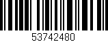 Código de barras (EAN, GTIN, SKU, ISBN): '53742480'
