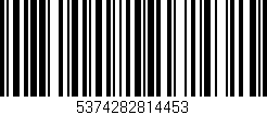 Código de barras (EAN, GTIN, SKU, ISBN): '5374282814453'