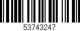 Código de barras (EAN, GTIN, SKU, ISBN): '53743247'
