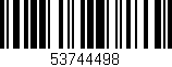 Código de barras (EAN, GTIN, SKU, ISBN): '53744498'
