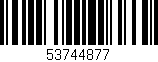 Código de barras (EAN, GTIN, SKU, ISBN): '53744877'