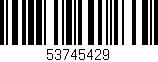 Código de barras (EAN, GTIN, SKU, ISBN): '53745429'