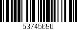 Código de barras (EAN, GTIN, SKU, ISBN): '53745690'