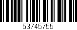Código de barras (EAN, GTIN, SKU, ISBN): '53745755'
