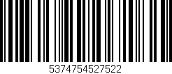 Código de barras (EAN, GTIN, SKU, ISBN): '5374754527522'
