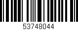 Código de barras (EAN, GTIN, SKU, ISBN): '53748044'