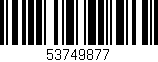Código de barras (EAN, GTIN, SKU, ISBN): '53749877'