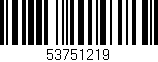 Código de barras (EAN, GTIN, SKU, ISBN): '53751219'