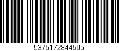 Código de barras (EAN, GTIN, SKU, ISBN): '5375172844505'