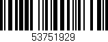 Código de barras (EAN, GTIN, SKU, ISBN): '53751929'