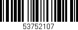 Código de barras (EAN, GTIN, SKU, ISBN): '53752107'