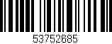 Código de barras (EAN, GTIN, SKU, ISBN): '53752685'