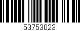 Código de barras (EAN, GTIN, SKU, ISBN): '53753023'