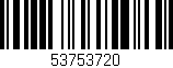 Código de barras (EAN, GTIN, SKU, ISBN): '53753720'