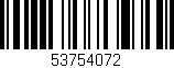 Código de barras (EAN, GTIN, SKU, ISBN): '53754072'