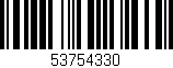Código de barras (EAN, GTIN, SKU, ISBN): '53754330'