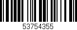 Código de barras (EAN, GTIN, SKU, ISBN): '53754355'
