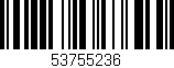 Código de barras (EAN, GTIN, SKU, ISBN): '53755236'