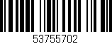 Código de barras (EAN, GTIN, SKU, ISBN): '53755702'